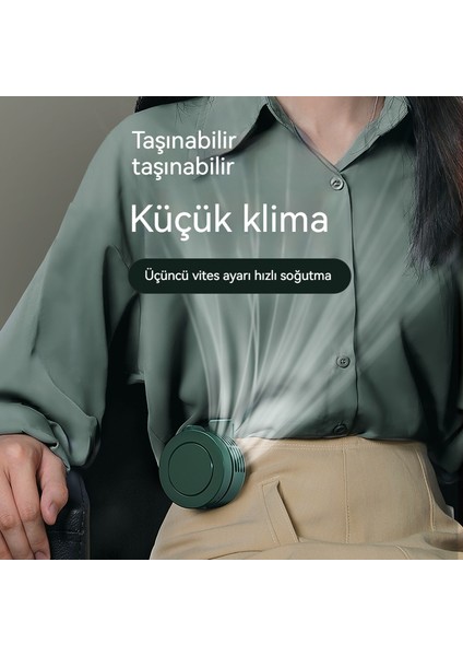 Asılı Klip Tipi Hafif Ses Taşınabilir Mini Küçük Asılı Boyun Fanı (Yurt Dışından) fırsatları