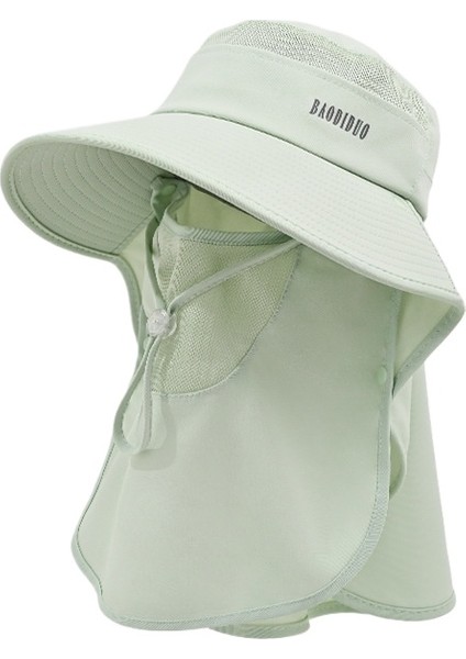 Çok Yönlü Yüz Maskesi, Boyun Koruması, Entegre Büyük Kenarlı Güneş Şapkası (Yurt Dışından)