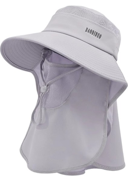 Çok Yönlü Yüz Maskesi, Boyun Koruması, Entegre Büyük Kenarlı Güneş Şapkası (Yurt Dışından)