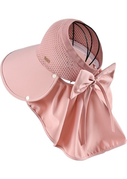 Boş Üst Büyük Kenarlı Boyun Şal Şapkası Çok Yönlü Güneş Korumalı Balıkçı Şapkası (Yurt Dışından)