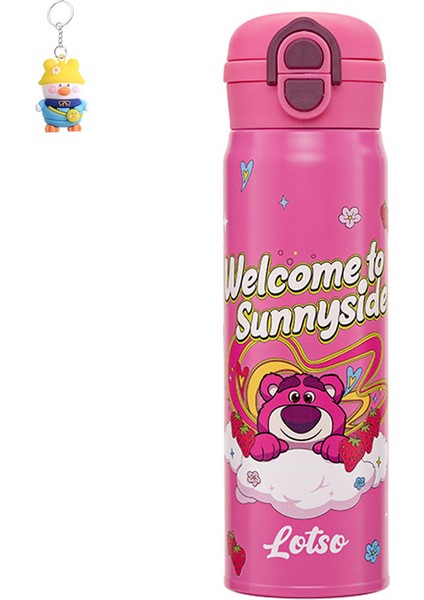 Sanrio Kulomi Çocuk Çift Içecek Termos Bardak 316 Paslanmaz Çelik Sevimli Karikatür Ilkokul Öğrencileri Taşınabilir Pipetli Bardak (Yurt Dışından)