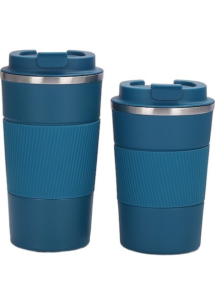 304 Paslanmaz Çelik Kahve Fincanları Çift Katlı Vakum Fincanları Yaratıcı Seyahat Termos (Yurt Dışından)