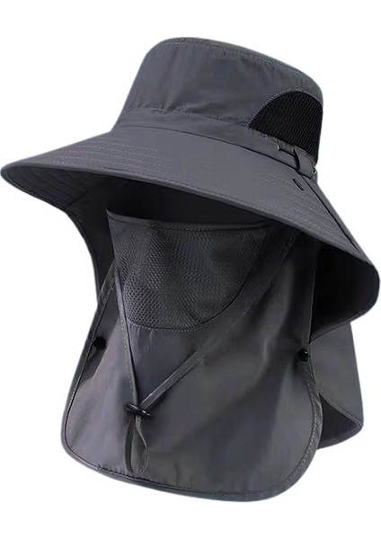 Yaz Dağcılığı ve Balıkçılık Yüz ve Boyun Koruyucu Entegre Büyük Kenarlı Güneş (Yurt Dışından)