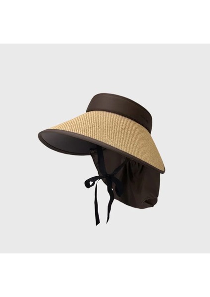 Yaz Boş Üst Büyük Kenar Gölge Açık Güneş Koruma Şapkası (Yurt Dışından)