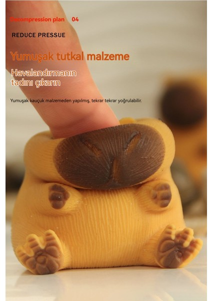 Kapibala Sıkıştırma Müzik Hayranı Senin Capybara Oyuncak (Yurt Dışından)