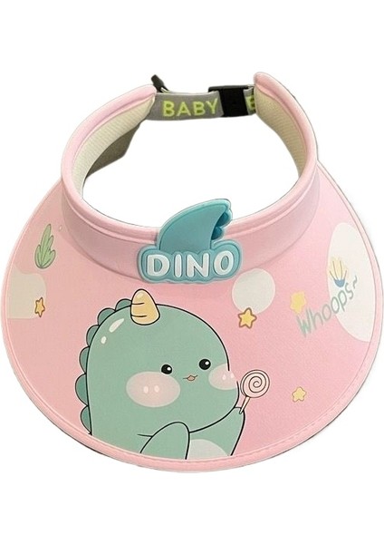 Çocuk Gölge Karikatür Boş Üst Büyük Kenar Güneş Koruyucu Şapka (Yurt Dışından)