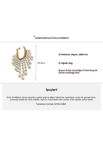 Harf Inci Püskül Abartılı Tasarım Duygusu Köprücük Zinciri Moda Mizaç Kolye (Yurt Dışından) modelleri