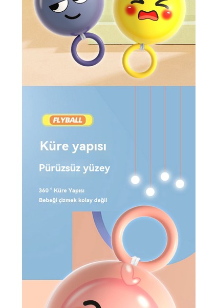 Çocuklar Döner Işık Çekme Islık Topu Oyuncak Parmak Egzersiz Bulmaca (Yurt Dışından) modelleri