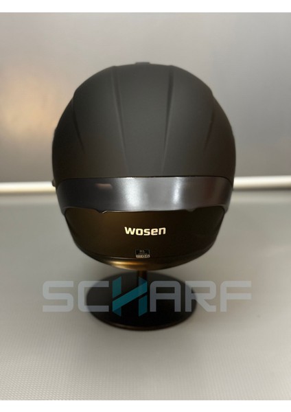 WS-202 Güneş Vizörlü Çene Açılır Kask Matt Black (Şeffaf Vizörlü) fırsatları