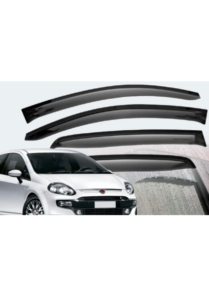 Fiat Punto Grande 2005-2018 Cam Rüzgarlığı V2 Mugen