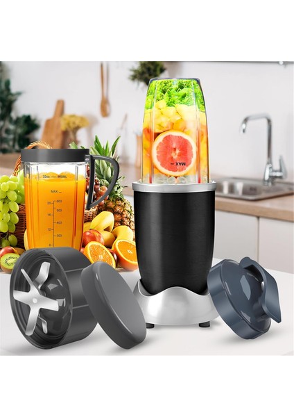 Nutribullet Için Blender Yedek Parçaları, 32OZ ve 24OZ Kapaklı Nutribullet Blender Bardakları Ekstraktör Bıçağı Yedek Parçaları (Yurt Dışından)