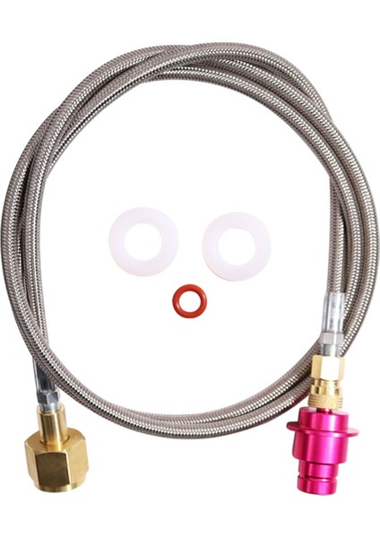 CGA320 Co2 Adaptörü Hızlı Bağlantı Hortumu Duo/terra/art Soda Makinesi Co2 Adaptörü ile Uyumlu (Yurt Dışından)