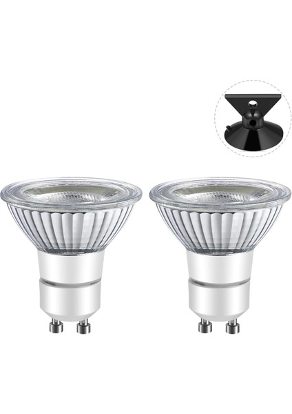 LED GU10-DAVLUMBAZ Ampulleri, LED Ocak Alet Ampulü, Mutfak Aydınlatması Yedek Halojen Ampul 3000K (Yurt Dışından)