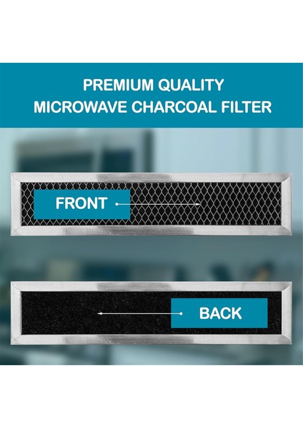 2 Adet Mikrodalga Kömür Filtresi Değişimi Ge JX81L WB02X11550 Mikrodalga Filtre Hava Karbon Filtresi Mutfak Için (Yurt Dışından)