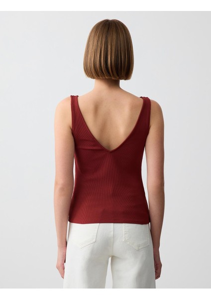 Bakır Dar Kesim V Yaka Örme Atlet indirimleri