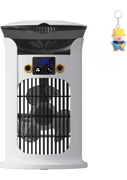 USB Hava Soğutucu Nemlendirme Sprey Fanı Taşınabilir Sessiz Küçük Klima Hava Soğutucu Masaüstü Nemlendirme Fanı (Yurt Dışından)