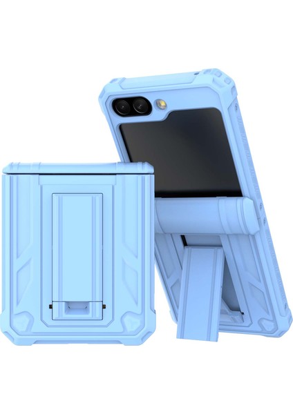 Samsung Galaxy Z Flip5 5g Darbeye Dayanıklı Kickstand Telefon Kapağı, Kalem Yuvası ile (Yurt Dışından)