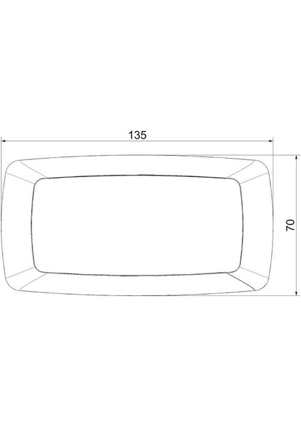 12V Tavan Lambası 30 Ledli 6500K Beyaz (135*70 Mm) (Butonsuz) modelleri