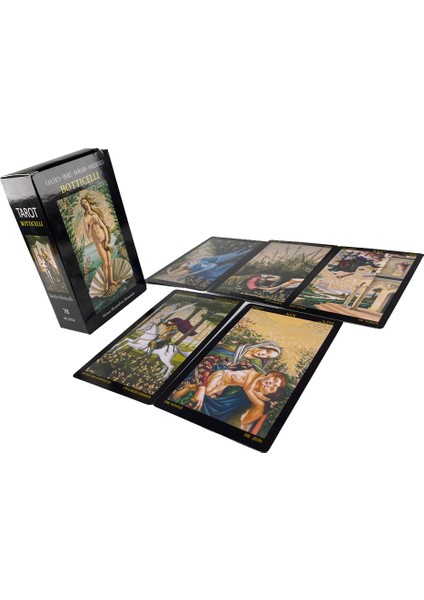 Ordu Yeşili Tarzı Botticelli Tarot Kartları Popüler Stil Oracle Kartları Masa Oyunları Makale Yüksek Özel Stil Klasik Kader Kehaneti (Yurt Dışından)