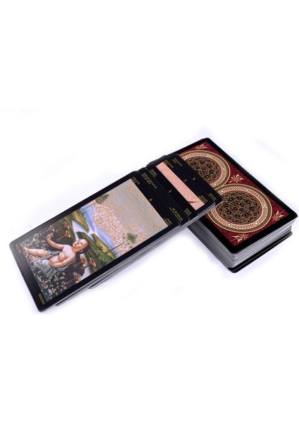 Ordu Yeşili Tarzı Botticelli Tarot Kartları Popüler Stil Oracle Kartları Masa Oyunları Makale Yüksek Özel Stil Klasik Kader Kehaneti (Yurt Dışından)