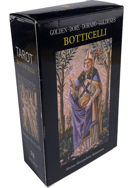 Ordu Yeşili Tarzı Botticelli Tarot Kartları Popüler Stil Oracle Kartları Masa Oyunları Makale Yüksek Özel Stil Klasik Kader Kehaneti (Yurt Dışından)