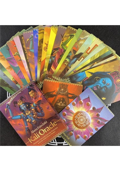 78 Adet TT161 Stili Kali Oracle Kartları Tam Ingilizce Klasik Masa Oyunları Kartları Yaratıcı Oracle Kehanet Masa Oyunu Pdf'li Tarot Kartları (Yurt Dışından)