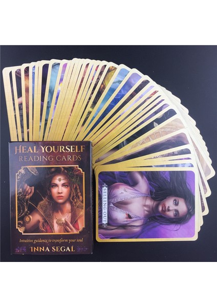 52 Adet TS56 Stili Kendini Iyileştir Okuma Kartları Tarot Kartı Ingilizce Versiyonu Ev Aile Dostları Için Eğlenceli Tarot Güverte Oracle Masa Tahta Oyunları (Yurt Dışından)