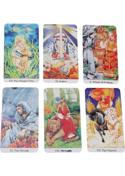 TLP01 Stili Masa Oyunu Destesi Klasik Tarot Kartları Falcılık Oracle Kartı Aile Partisi Kişisel Oyun Solitaire Ingilizce Versiyonu (Yurt Dışından)