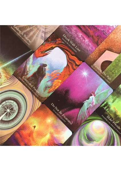 64 Adet TT52 Stili Tarot Kartları Güverte Sufi Bilgelik Kadınlar Kızlar Için Oracle Kartları Kartları Oyun Masa Oyunu Aile Hediye Parti Iskambil Kartları (Yurt Dışından)