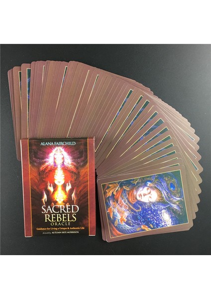 52 Adet TS06 Stili Yeni Basım Özellikleri Sacred Rebels Oracles Eşsiz ve Otantik Bir Yaşam Yaşamak Için Rehberlik Kartlar Masa Oyunu Kehanet Hediyesi (Yurt Dışından)