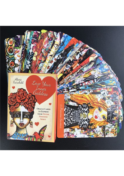 44 Adet TS97 Stili Tarot Kartları Güverte Sufi Bilgelik Kadınlar Kızlar Için Oracle Kartları Kartları Oyun Masa Oyunu Aile Hediye Parti Iskambil Kartları (Yurt Dışından)