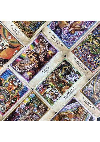 44 Adet TS18 Stili Yeni Stil Dünya Savaşçıları Oracle Kartı Tarot Kartları Pdf Rehberlik Destesi Kehanet Eğlence Partileri Masa Oyunu (Yurt Dışından)