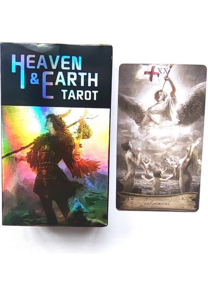 No.10 Tarzı Yeni Heaven & Earth Tarot Kartları Deste Masa Oyunu Oyun Oynayan Parti Aile Çocukları Için Pdf Kılavuzu (Yurt Dışından)