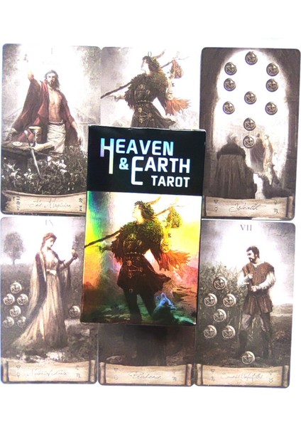 No.10 Tarzı Yeni Heaven & Earth Tarot Kartları Deste Masa Oyunu Oyun Oynayan Parti Aile Çocukları Için Pdf Kılavuzu (Yurt Dışından)