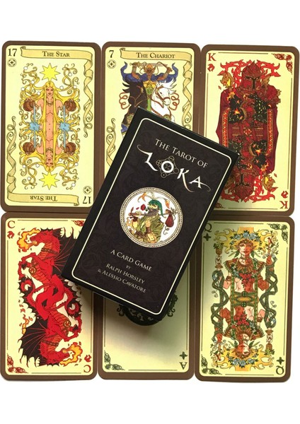 Loka Stilinin Tarot'u 78CARD Del Toro Tarot Kartları Kehanet Eğlence Partileri Masa Oyunu ve Aralarından Seçim Yapabileceğiniz Çeşitli Tarot Kartları (Yurt Dışından)