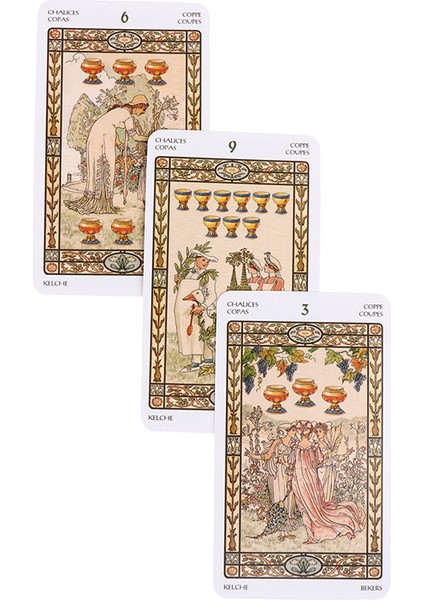 Mini Uyumlu Tarot Kartları Kehanet Kehanet Güverte Ingilizce Versiyonu Eğlence Masa Oyunu Eces (Yurt Dışından)