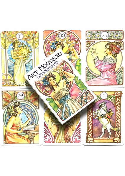 Oracle Stili Yazım 36CARD Art Nouveau Lenormand Oracles Kartları Tarot Oyunu ve Aralarından Seçim Yapabileceğiniz Çeşitli Tarot Kartları (Yurt Dışından)