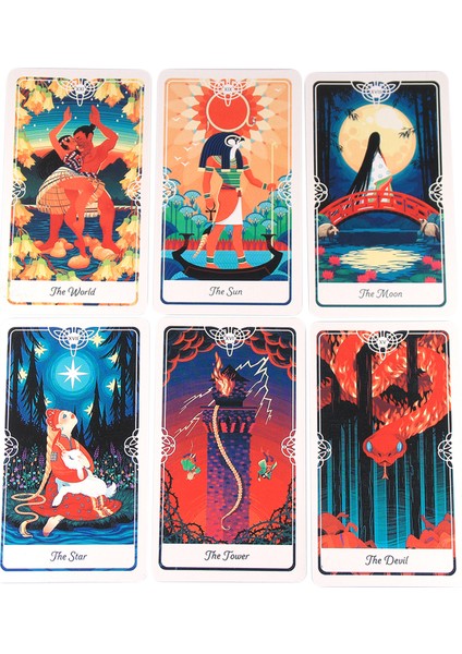Çikolata Tarzı Yeni Oracle Of The Divine Tarot Kartı Canlı Görüntüler Parti Oyunu Için Tarot Güverte Pdf Ingilizce Masa Oyunu Oyuncaklar (Yurt Dışından)