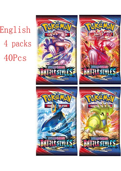 Ingilizce 4 Paket Stili Pokémon Pokémon 25. Yıldönümü Kutlaması Ultra Nadir Pokémon Set 42 Kart (Yurt Dışından)