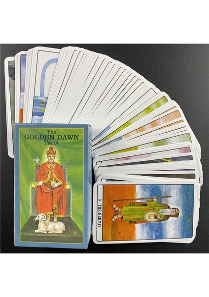 78 Adet TT59 Tarzı Altın Şafak Tarot Kartları Aile Partisi Için Masa Oyunları Oyun Kartı Güverte Kehanet Kader Masa Oyunu Hediyeler (Yurt Dışından)