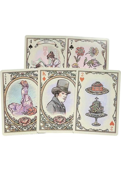 Tarot Tarzı Yeni Tarot A Jane Austen Tarot Kart Tahtası Güverte Oyunları Parti Oyunu Pdf Rehberliği ve Birçok Tarot Kartı Için Palying Kartları (Yurt Dışından)