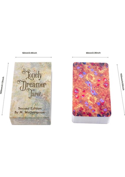 Erik Tarzı Yeni Tarot Yalnız Dreamer Tarot Kartı Tarot Güverte Tarot Kartları Yeni Başlayanlar Için Oracle Kartları Yetişkinler Için Tarot Güverte Tahta Oyunu (Yurt Dışından)