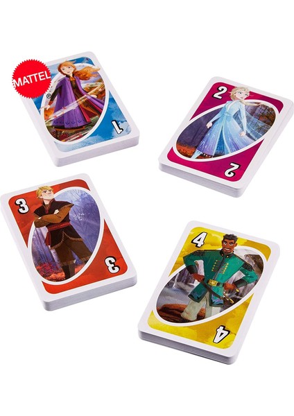 Mattel Uno: Frozen Family Komik Eğlence Masa Oyunu Eğlenceli Poker Oyun Kartları Hediye Kutusu Uno Kart Oyunu Oyun Kartları En Iyi Hediye (Yurt Dışından)