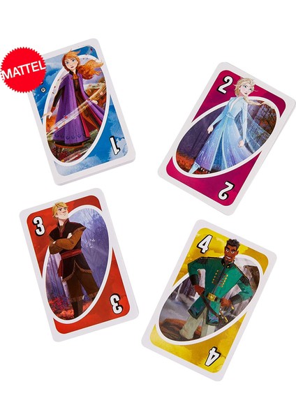 Mattel Uno: Frozen Family Komik Eğlence Masa Oyunu Eğlenceli Poker Oyun Kartları Hediye Kutusu Uno Kart Oyunu Oyun Kartları En Iyi Hediye (Yurt Dışından)