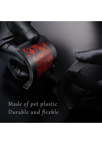 Mavi Stil Pvc Poker Suya Dayanıklı Plastik Oyun Kartları Seti Siyah Renk Poker Kartı Setleri Claartytravel Hileler Aracı Poker Oyunları Kırmızı Mavi (Yurt Dışından) fırsatları