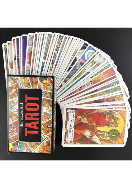 78 Adet TT67 Stili Temel Tarot Kartları Destesi Aile Partisi Masa Oyunu Oracle Oyun Kartları (Yurt Dışından)