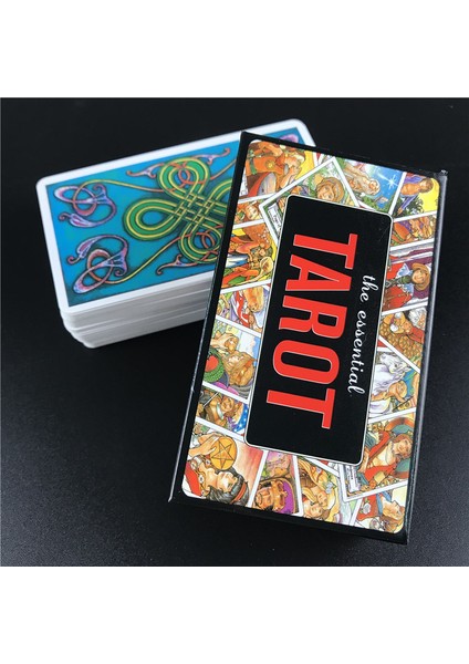 78 Adet TT67 Stili Temel Tarot Kartları Destesi Aile Partisi Masa Oyunu Oracle Oyun Kartları (Yurt Dışından)