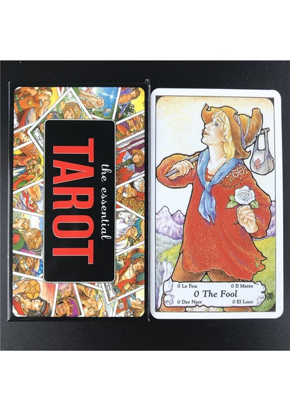 78 Adet TT67 Stili Temel Tarot Kartları Destesi Aile Partisi Masa Oyunu Oracle Oyun Kartları (Yurt Dışından)