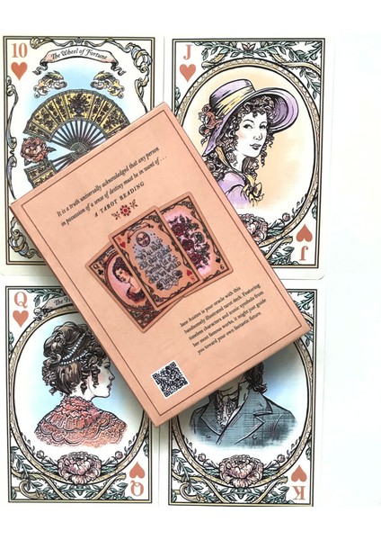 Kozmik Dansçı Oracle Stili 53CARD Jane Austen Tarot Kartı Kehanet Oyunu Için Oracle Kartı Tarot ve Çeşitli Tarot Seçenekleri (Yurt Dışından) modelleri