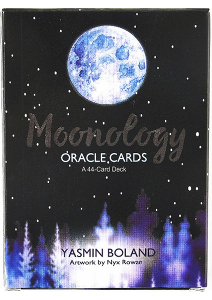 Bordo Tarzı 44 Kart Moonology Oracle Kart Oyunları Ingilizce Versiyonu Aile Tatili Parti Masa Oyunu Kehanet Kader Tarot Kartları (Yurt Dışından)